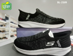 Black/Ash Skechers SLIP-INS - Image 4